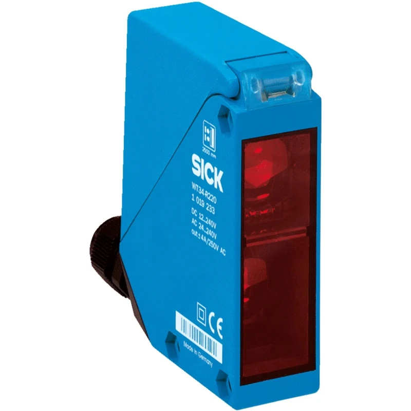 SICK Background Suppression Photoelectric Sensor, Block Style, 100 mm to 1.2 m Detection Range, NPN/PNP Output, 30V DC, IP67 