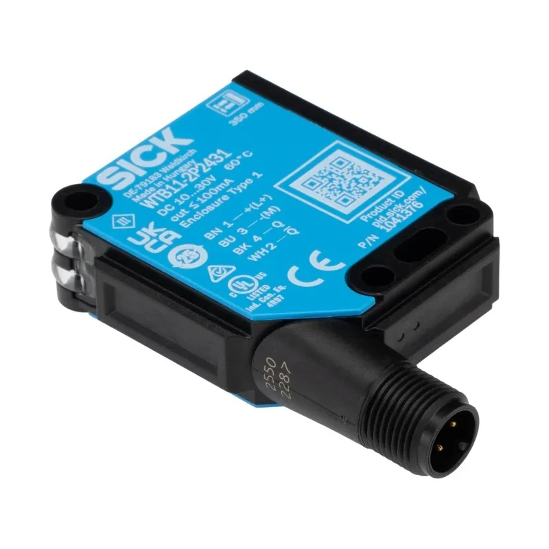 SICK Background Suppression Photoelectric Sensor, Block Sensor, 20 mm to 350 mm Detection Range, PNP Output WTB11-2P2431