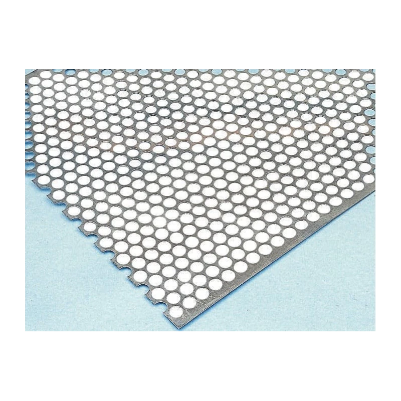 RS PRO Stainless Steel Perforated Metal Sheet 1 m x 500 mm, 0.55 mm Thick 210-3808