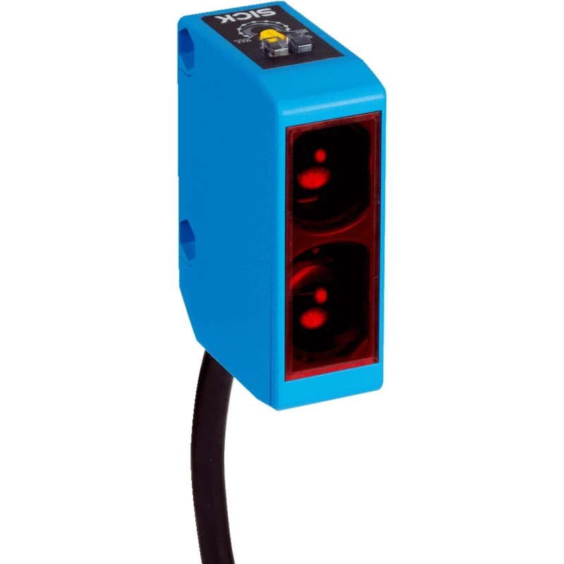 SICK Background Suppression Photoelectric Sensor, Block Sensor, Detection Range 100 mm to 300 mm, Relay WTB250-2R1531