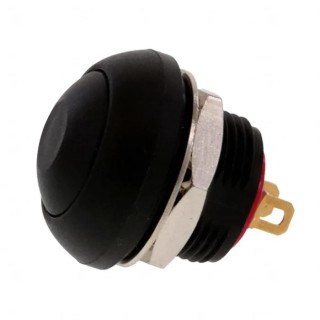 TE Connectivity PB6 Series Push Button Switch Black On-Off Panel Mount 1 NO Contact IP68 PB6B2FM2M1CAL00
