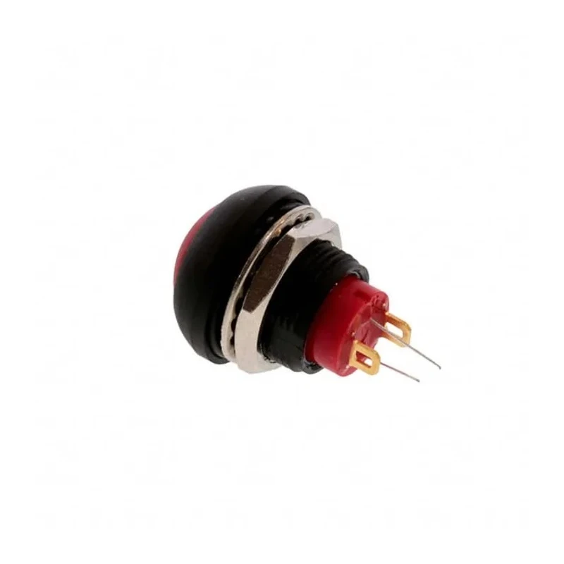TE Connectivity PB6 Series Illuminated Push Button Switch, On-Off, Panel Mount, 1 NO Contact, Yellow LED PB6B2FM3M1CAL05
