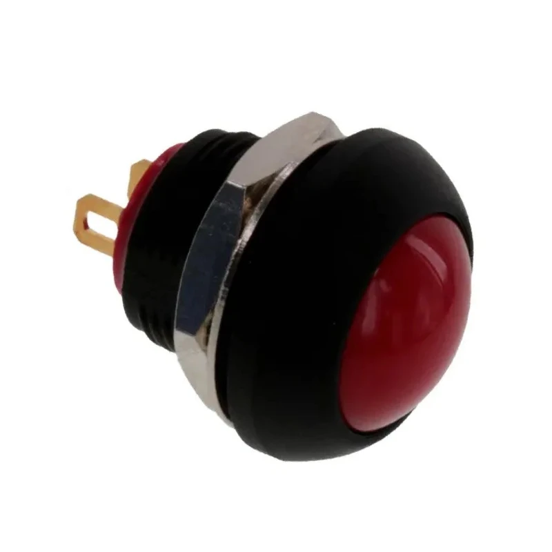 TE Connectivity PB7 Series Push Button Switch On-On Panel Mount 1 NC Solder Terminal IP69 PB7B2RS3M1CAL00