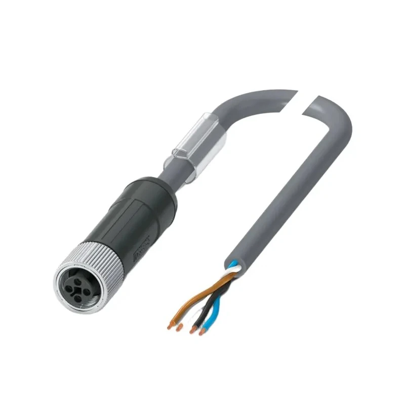 Phoenix Contact Sensor Actuator Cable Male 4 Way M12 to Female 4 Way, PVC Jacket, 5 m, 63V 1089972