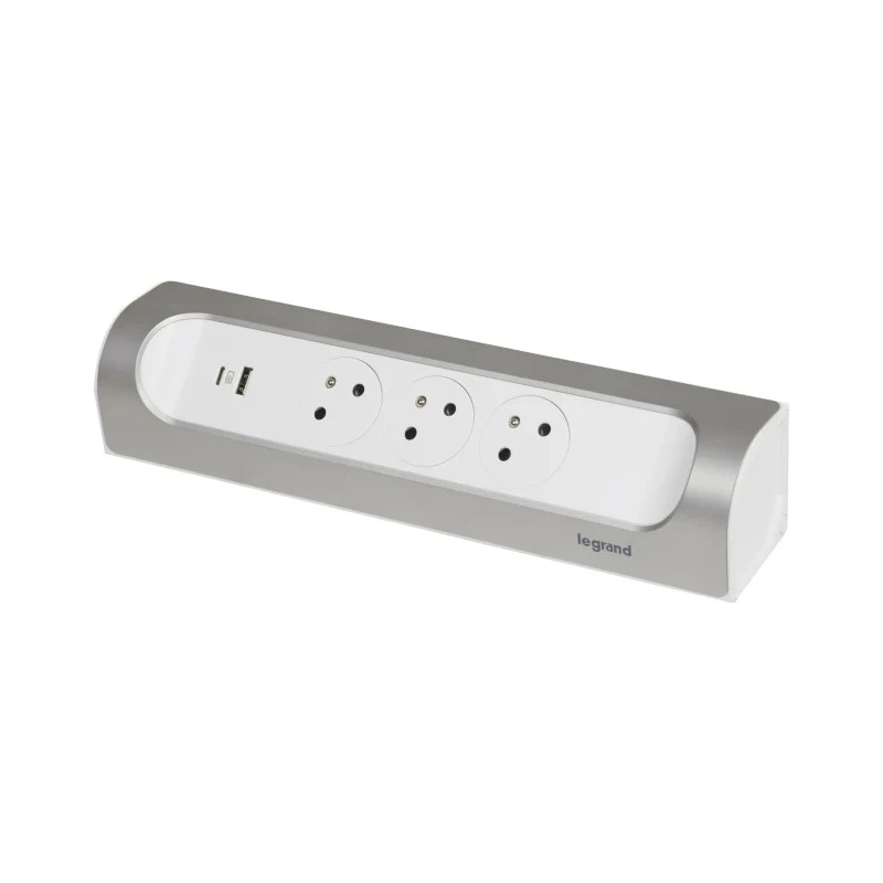 Legrand 3 Socket Type E Extension Lead 16A 3680W Shock Resistant IK 04 049409