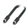 Phoenix Contact SPE Ethernet Cable 2 Core, Shielded Screened, Black Jacket, 2 m Length, Single Pair Ethernet CatB 1217530