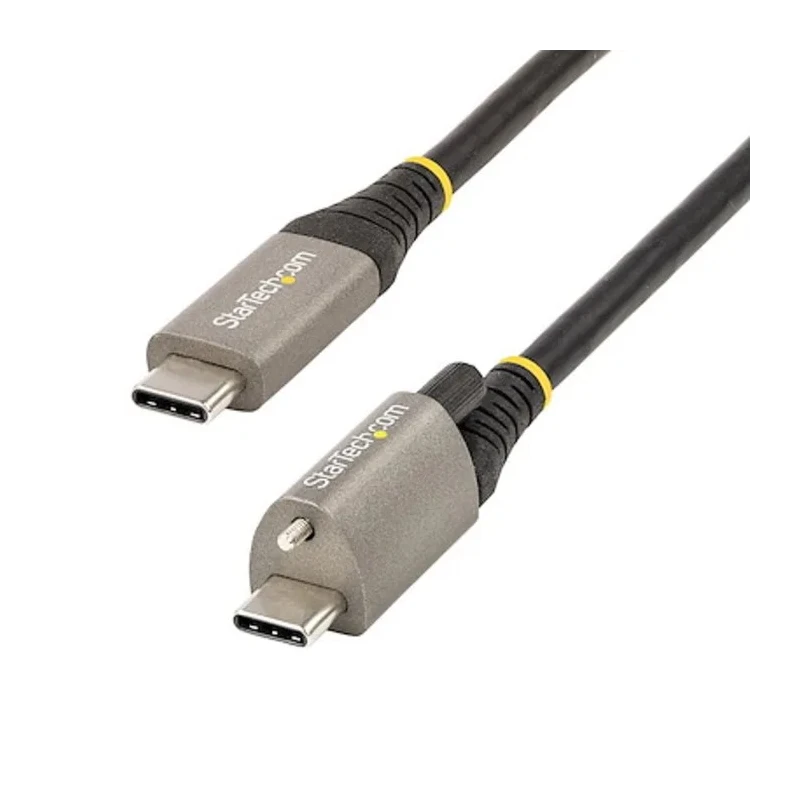 StarTech.com USB 3.1 Male USB 3.2 Type C to Male USB 3.2 Type C Cable Black 1m USB31CCTLKV1M
