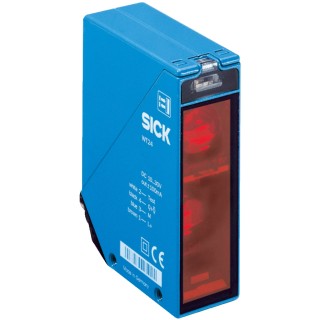 SICK Background Suppression Photoelectric Sensor 100 mm to 2.5 m, Relay Output, IP67, Metal Housing WT24-2R220
