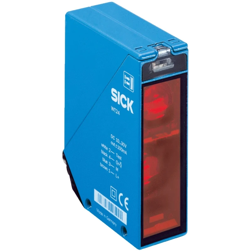 SICK Background Suppression Photoelectric Sensor 100 mm to 2.5 m, Relay Output, IP67, Metal Housing WT24-2R220