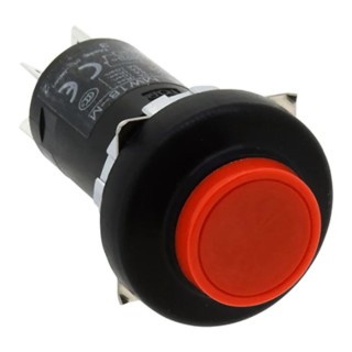 Idec MW1B Series Red Flush Push Button Switch Panel Mount DPDT IP66 