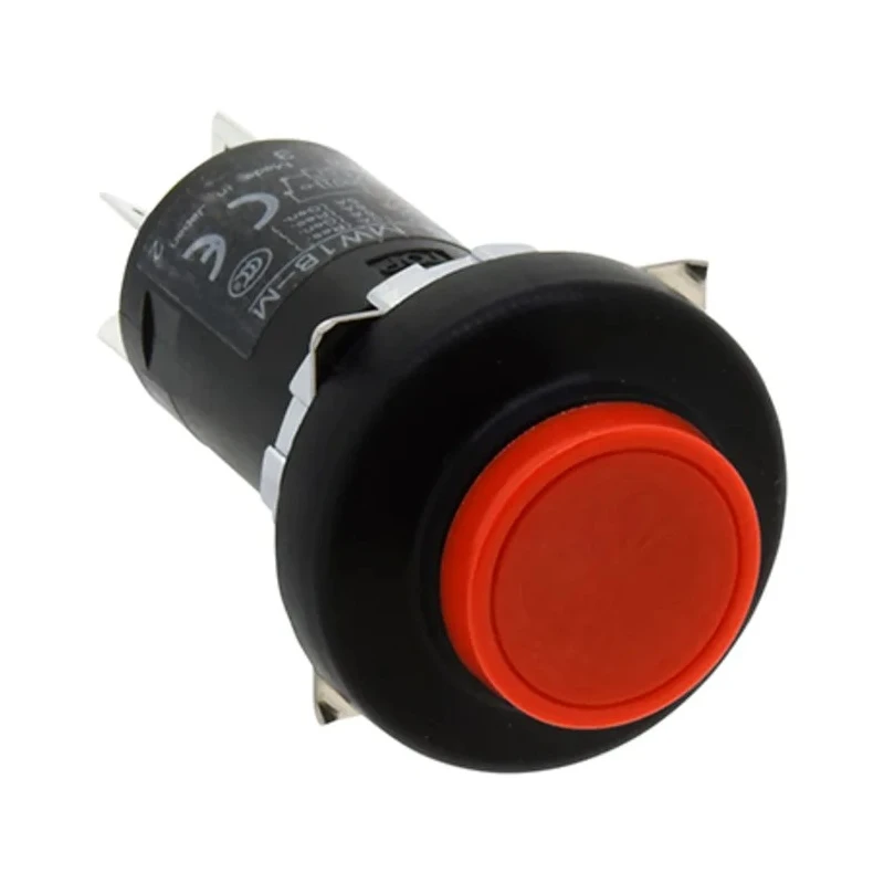 Idec Push Button Switch Momentary Panel Mount DPDT IP66 22 mm Cutout 110 V AC MW1B