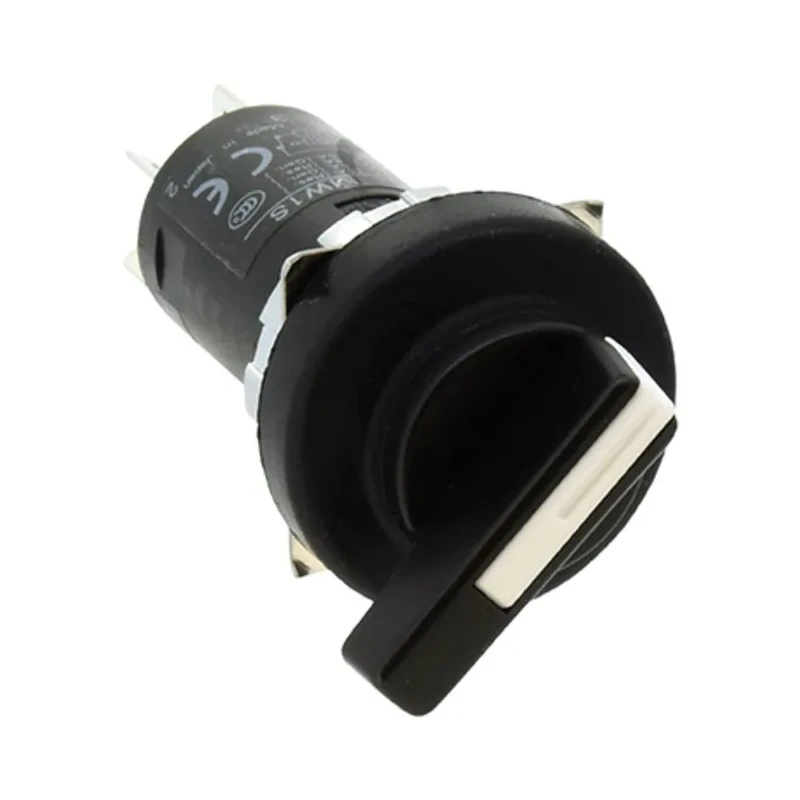 Idec Selector Switch, 3 Positions, 1 NO/1 NC Contact Configuration, IP66 Rated, Maintained and Momentary Operation MW1S-3L2