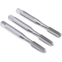 Dormer M8 Thread M Standard Machine Tap Set, 3-Piece HSS Coarse Straight Flute, ISO 529 E500M8NO6