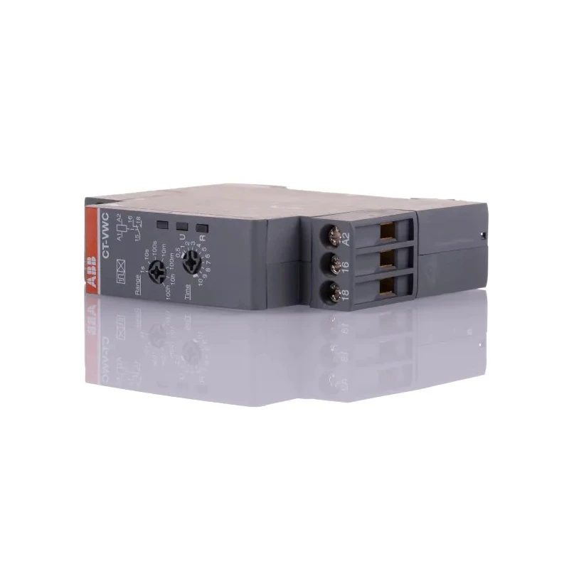 ABB CT-C Series DIN Rail Snap-On Timer Relay 24 to 48 V DC, 24 V AC, 240 V AC, 0.05 s to 100 h, 1-Function 1SVR508130R0000