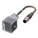 BALLUFF Male 4 way Right Angle to Male 4 way Straight Sensor Actuator Cable 600mm BCC04WH