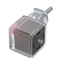 BALLUFF Male 4 Way Right Angle to Male 4 Way Unterminated Sensor Actuator Cable, 2 m BCC04W3