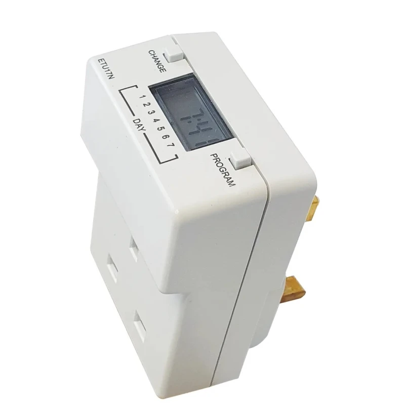 Timeguard Digital Plug In Timer 230V AC BS1363 Socket ETU17