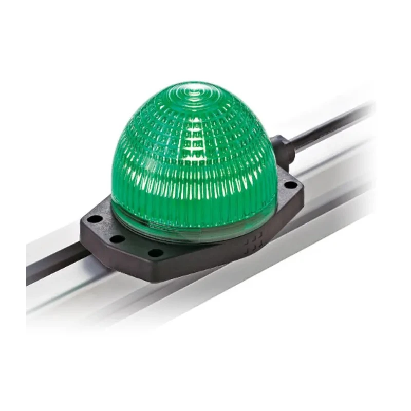 Idec Surface Mount Round Green Red LED Indicator 24V 17mA IP67 66mm Cutout LH1D