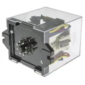 Omron Socket Power Relay 12V DC Coil 5A Switching Current DPDT G4Q-212S 12VDC