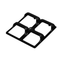 Ledil Strada Series LED Holder Black Polycarbonate Material with Screw Fastening C17677_STRADA-2X2-SHD-BLK