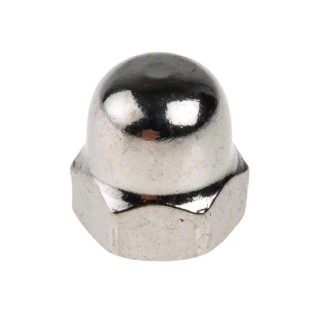 RS PRO Plain Stainless Steel Hex Nut M8, DIN 1588 248-4422