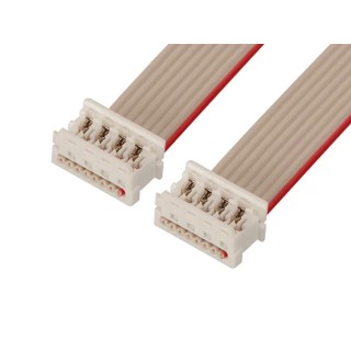 Molex Picoflex Series Ribbon Cable 500 mm Length 8 Contacts Female Picoflex IDC to Picoflex IDC 92315-0850