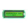 Displaytech 162K Alphanumeric LED LCD Monochrome Display, Yellow Green Illumination, 2 x 16 Characters, 85 x 30 x 162K BC BW