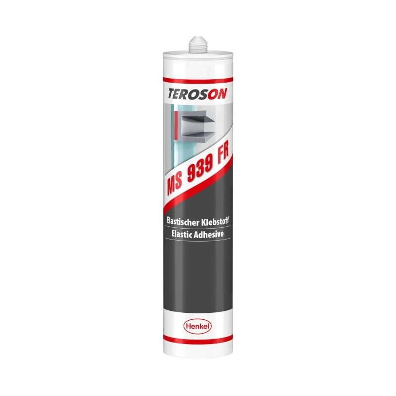 Teroson Paste Adhesive & Sealant Cartridge 310 ml Black PVC Base Chemical MS939