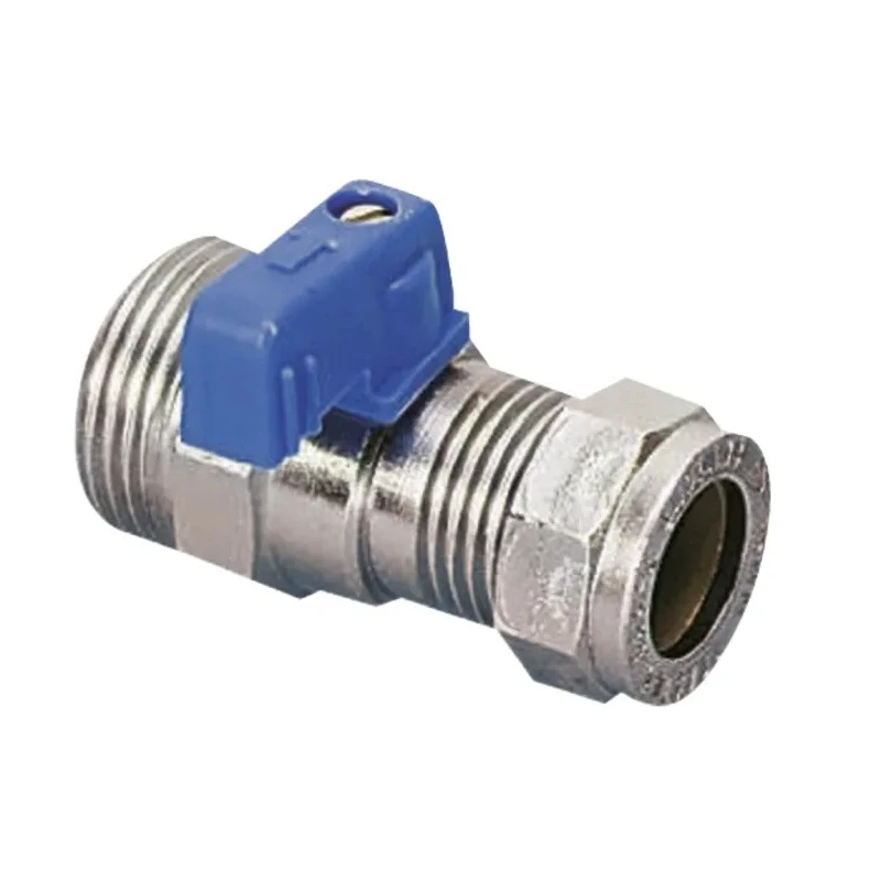 Pegler Yorkshire Brass Copper Male Ball Valve BSPP 16 Bar 120°C 15 mm 524008