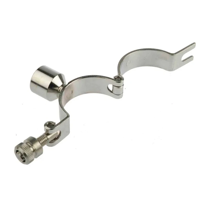 RS PRO Zinc Plated Stainless Steel Silver Hinged Pipe Clamp 0.5in 2in UK 265-5286