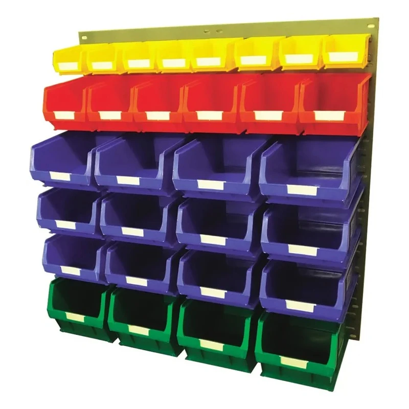RS PRO Steel Louvre Panel Storage Unit x 914 mm x 946 mm, Blue, Green, Red, Yellow 257-7007