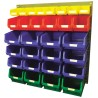 RS PRO Steel Louvre Panel Storage Unit x 914 mm x 946 mm, Blue, Green, Red, Yellow 257-7007