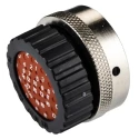 ITT Cannon Circular Connector 31 Contacts Cable Plug Female IP67 Polymer Housing Bayonet Mount TN6S24-1219S1L / 192900-0056