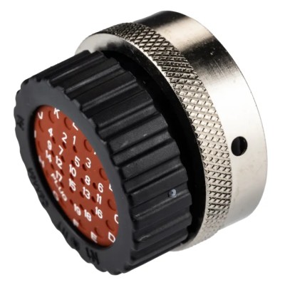 ITT Cannon Circular Connector 31 Contacts Cable Plug Female IP67 Polymer Housing Bayonet Mount TN6S24-1219S1L / 192900-0056