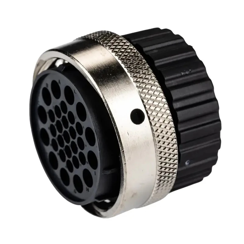 ITT Cannon Circular Connector 31 Contacts Cable Plug Female IP67 Polymer Housing Bayonet Mount TN6S24-1219S1L / 192900-0056