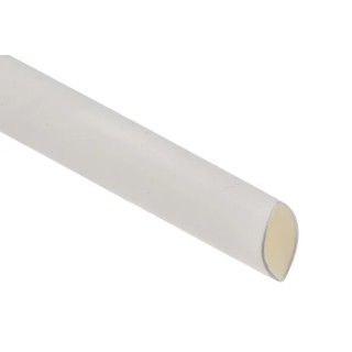 RS PRO Halogen Free White Heat Shrink Tubing 9.5 mm Sleeve Diameter x 1.2 m Length 2:1 Shrink Ratio 267-2348