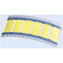 TE Connectivity High-Performance White Yellow Print Heat Shrink Labels 50 mm Width 50 mm Length 250 Per TMS-SCE-3/8-2.0-9