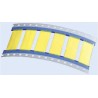 TE Connectivity High-Performance White Yellow Print Heat Shrink Labels 50 mm Width 50 mm Length 250 Per TMS-SCE-3/8-2.0-9