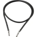 Wurth Elektronik Crimp Wire, Low Force Female Pre Crimped Contact, 150 mm, Black 662300124015