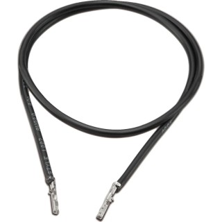 Wurth Elektronik Crimp Wire, Low Force Female Pre Crimped Contact, 150 mm, Black 662300124015