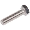 RS PRO Plain Stainless Steel Hex Bolt M5 x 20 mm DIN 933 316 A4 Corrosion Resistant 263-2211