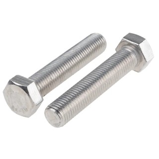 RS PRO Stainless Steel Hex Bolt M16 x 80 mm DIN 933 263-2312