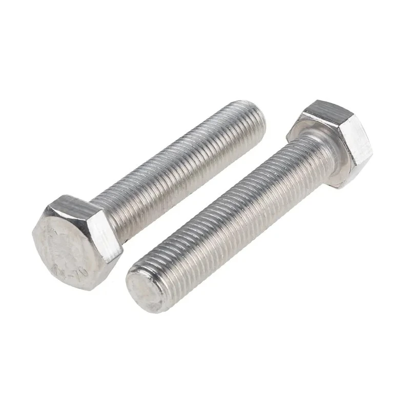 RS PRO Stainless Steel Hex Bolt M16 x 80 mm DIN 933 263-2312