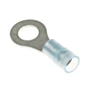 RS PRO Insulated Ring Terminal, M6 Stud, Nylon Insulation, Blue, 14 AWG Wire Size, Copper Tin-Plated 267-3739