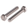 RS PRO Plain Stainless Steel Hex Bolt M5 x 30 mm DIN 933 316 A4 Stainless Steel 263-2249