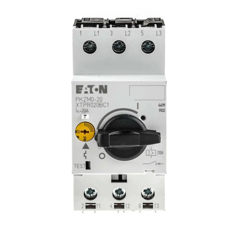 Eaton 16A, 20 A Motor Protection Circuit Breaker 690V AC 3-Pole PKZM0-20 046988 PKZM0-20