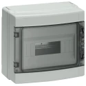 Siemens Lockable Alpha SIMBOX Distribution Board, 8 Way, IP65, Surface Mounting, Grey, 8GB1371-1