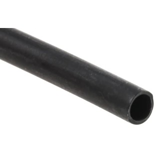 RS PRO Halogen Free Heat Shrink Tubing Black 2.4 mm Sleeve Diameter 1.2 m Length 2:1 Shrink Ratio 211-6208