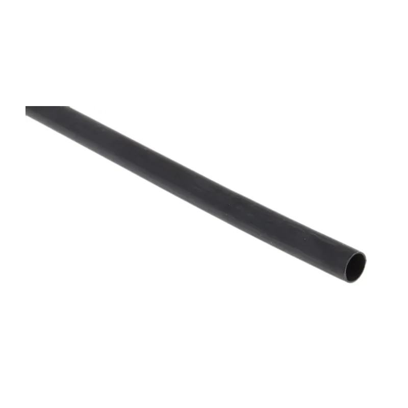 RS PRO Halogen Free Heat Shrink Tubing Black 4.8 mm Diameter x 1.2 m Length 2:1 Ratio 211-6220