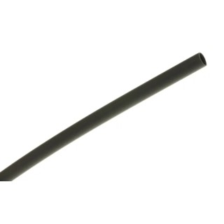 RS PRO Halogen Free Polyolefin Heat Shrink Tubing Black 3.2 mm Sleeve Diameter, 1.2 m Length, 2:1 Shrink Ratio 211-6214